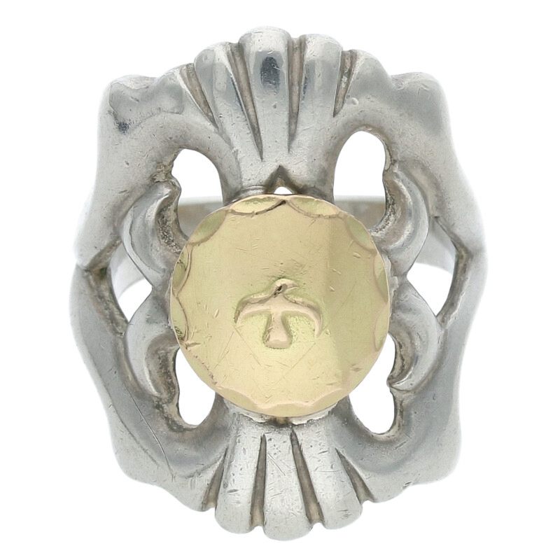 大金メタル付きキャストリング 〈15号〉 【取扱：原宿シルバー店