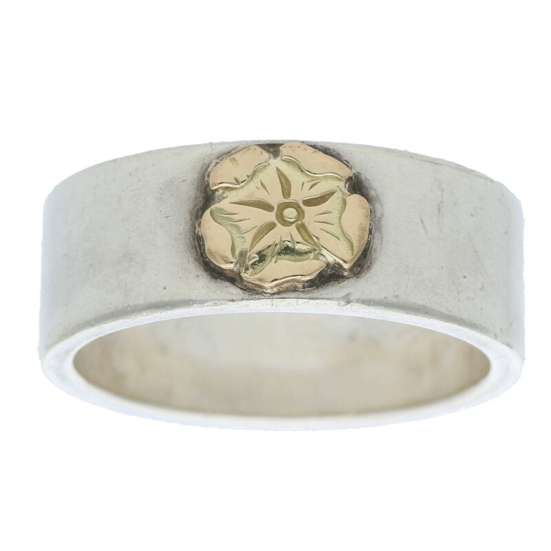 ローズ平打ちリング 〈21号〉【取扱：原宿シルバー店】 | すべての商品