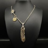 タイムセール 【良品】　フェザー左右セット 楽天市場】ゴローズ 特大フェザー（メンズジュエリー