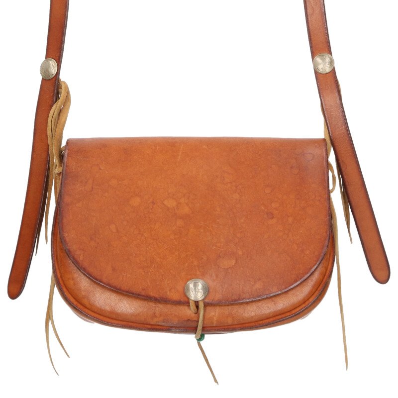 ゴローズ　サドルレザー　ショルダーバッグ goro's ゴローズ Saddle Leather Bucket Shoulder Bag サドル