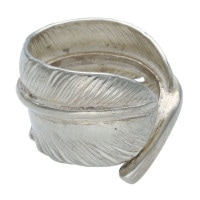 ユウキ goro’s ゴローズ 特大プレーンフェザーリング メンズサイズ Goro's 特大 フェザーリング 最安 goro's - ゴローズ プレーン