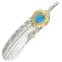 先金フェザー　ターコイズホイールセット goro's (ゴローズ) スターターセット 現行上金金縄ターコイズ