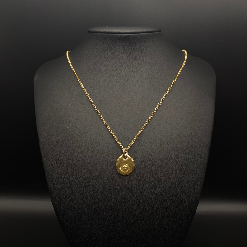 ゴローズ 全金太陽メタル k18 全金太陽メタル 大 × K18 Gold Chain 20inch SET 【取扱:全店