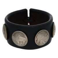 ゴローズ　コンチョ付きレザーブレス　革ブレス　ゴローズ　ブレスレット ポイント5倍｜SALE】ウニコンチョ付きレザーブレス 【取扱：原宿