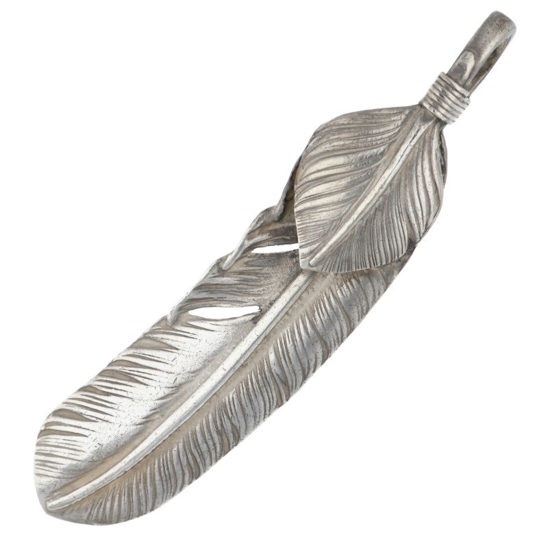 上銀特大フェザー 右向き ※使用感あり 【取扱：原宿シルバー店