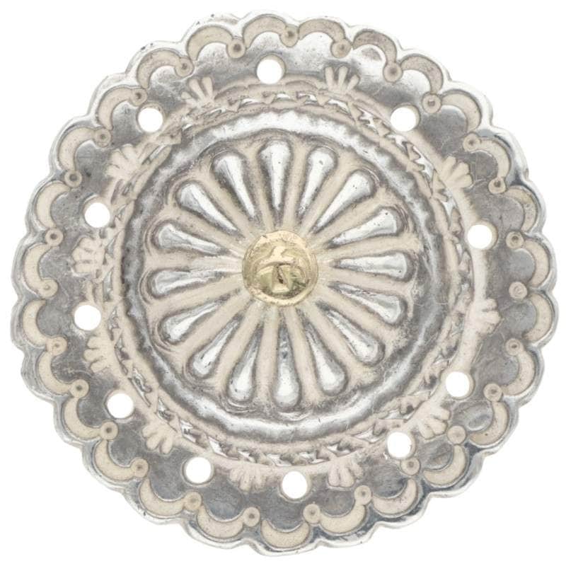 GB-14/金メタル付きフラワーコンチョ ※マルカンクラックありの為