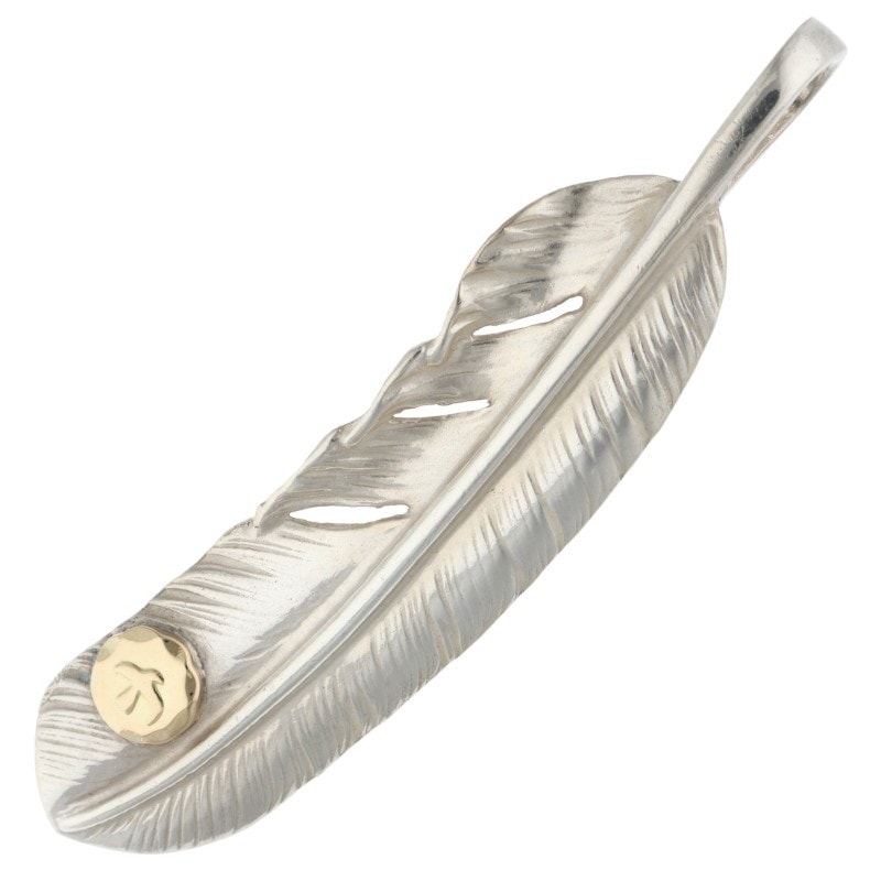 上銀メタル付き特大フェザー メタル付き特大フェザー 右向き ※使用感あり 【取扱：心斎橋店