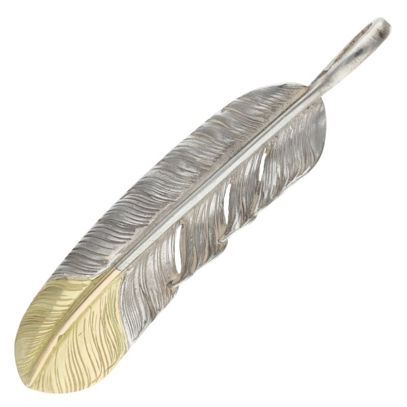 ゴローズ　先金フェザー 左向き　old goro's 【OLD】先金特大フェザー(左) / Goro's ゴローズ