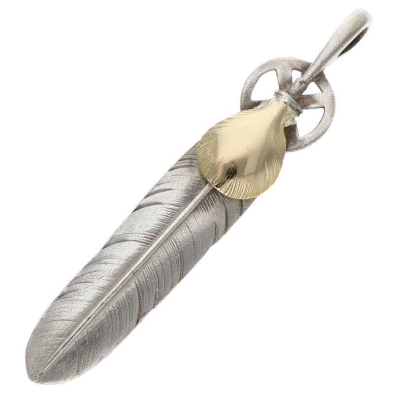 ゴローズ　ハートホイールフェザー大 RINKAN保証書原本 ハートホイールフェザー 大 ※使用感あり【取扱：原宿シルバー店