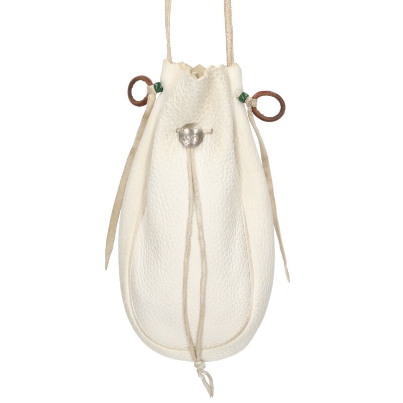 マチ付き巾着ショルダーバッグ L 【取扱：原宿シルバー店】 | すべての