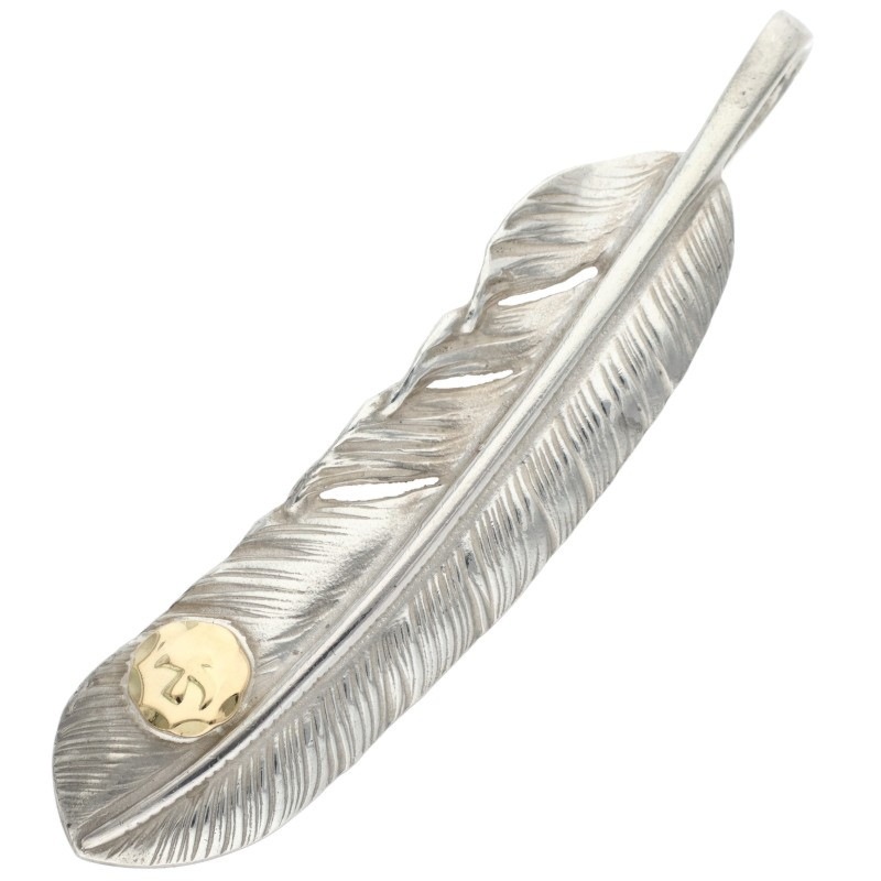 上銀メタル付き特大フェザー メタル付き特大フェザー 右向き 【取扱：原宿シルバー店】 | すべての