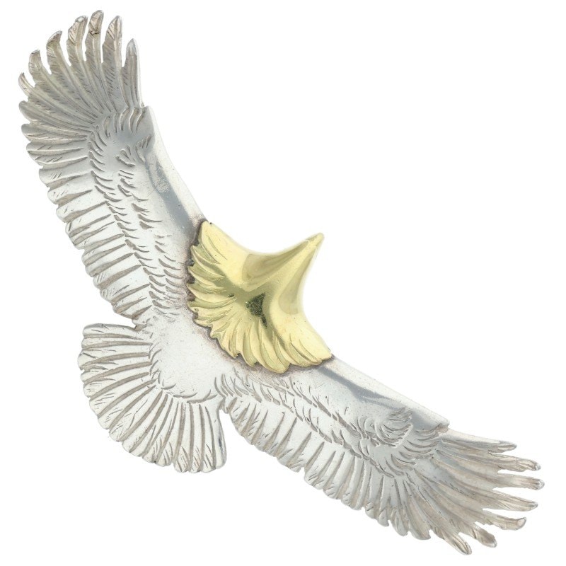 中イーグル 中イーグル 21.30g ※羽先クラックあり 【取扱：原宿シルバー店