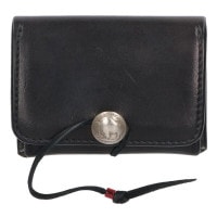 goro's ゴローズ カードケース 財布 モルガンコンチョ付き goro's（ゴローズ） 刻印コンチョ付き 二つ折り札入れ ブラック 財布