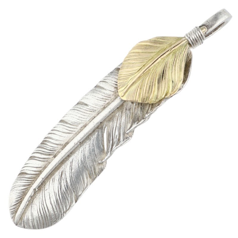 上金特大フェザー 左向き ※使用感あり【取扱：原宿シルバー店