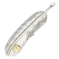 12/9新入荷セール23時まで】メタル付き特大フェザー 左向き 【取扱