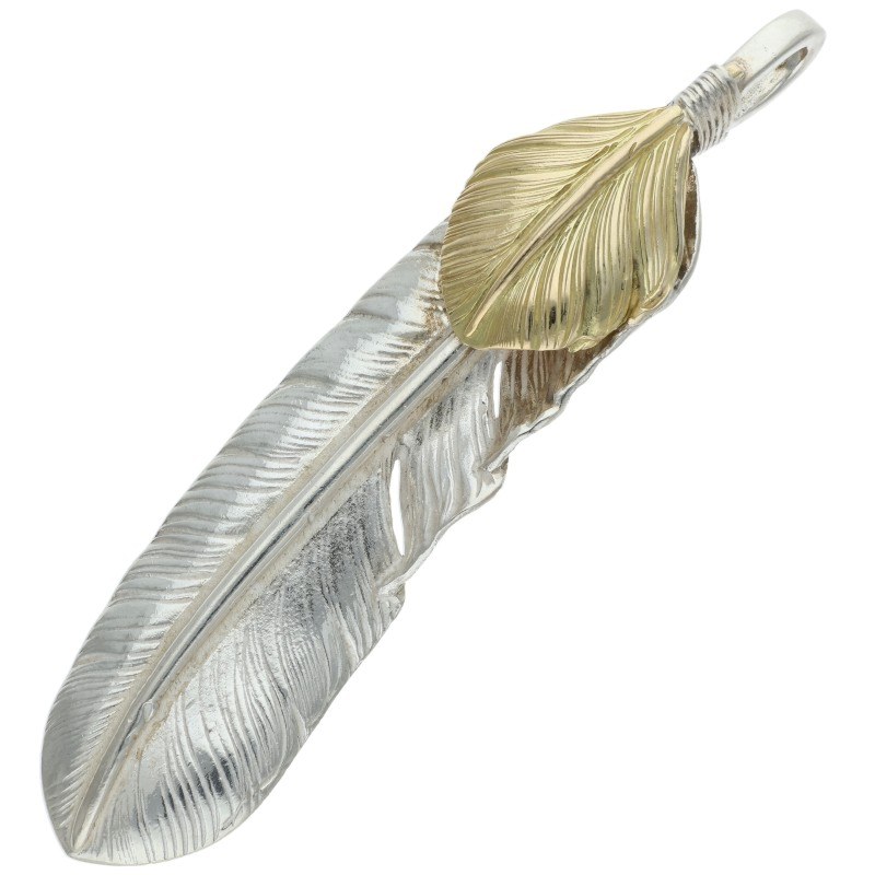 ゴローズ　特大フェザー　プレーン　現行　人気の左✨　最終値下げ‼️ ゴローズ goro's [OLD]プレーン特大フェザー(左) – DELTAone