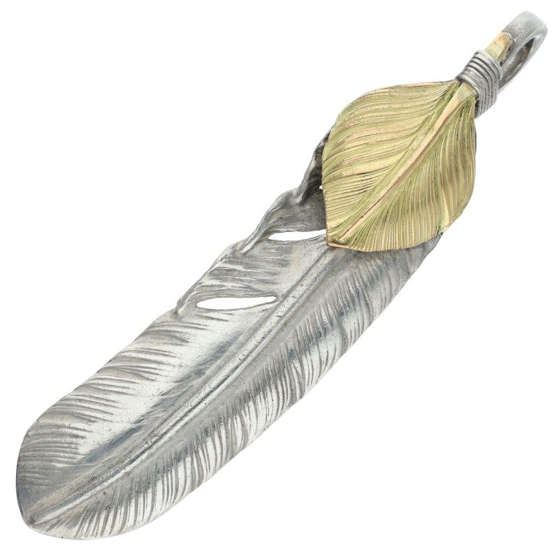 上金特大フェザー 右向き ※使用感あり 【取扱：原宿シルバー店