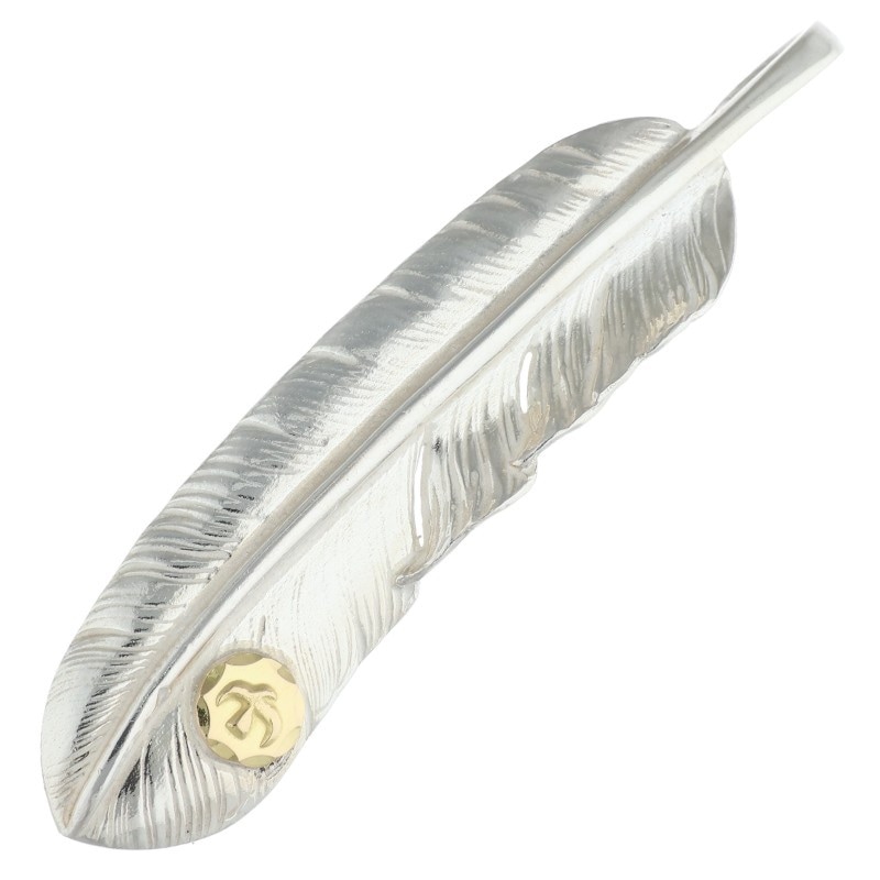 12/15新入荷セール23時まで】メタル付き特大フェザー 左向き 【取扱