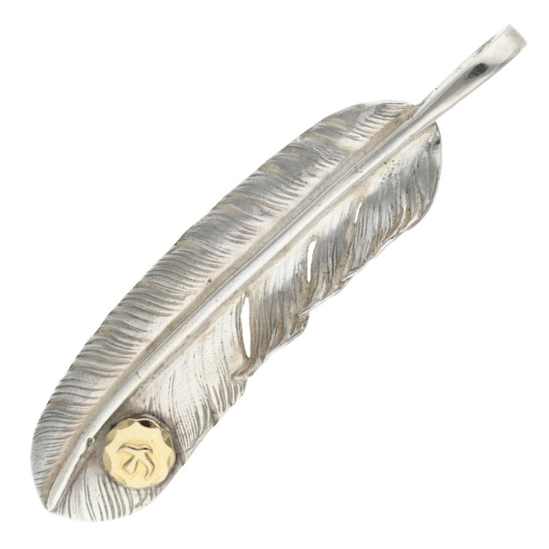 メタル付き特大フェザー 左向き 【取扱：原宿シルバー店】 | すべての