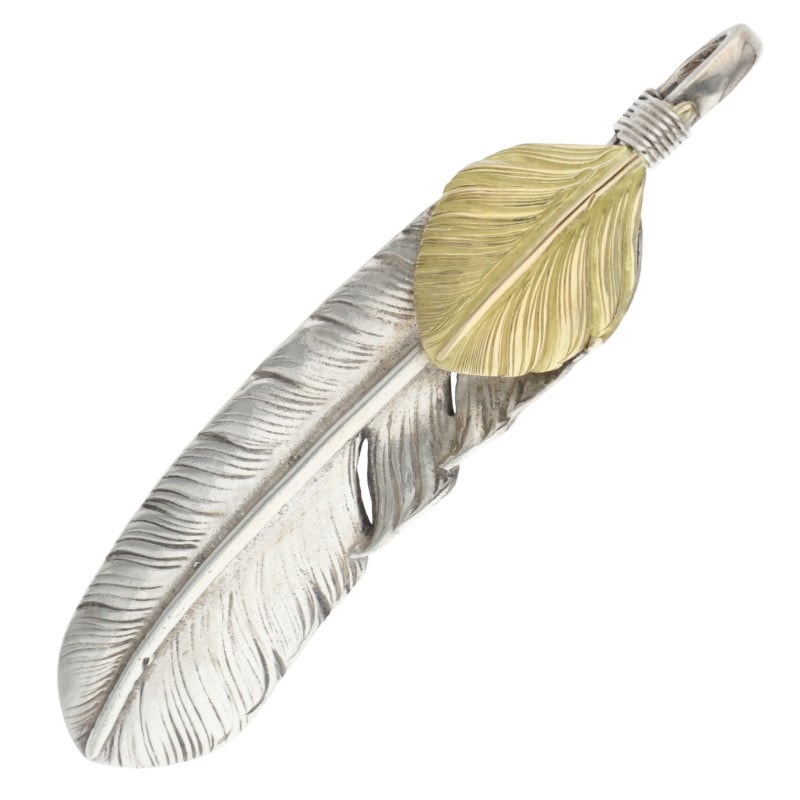 先金フェザー　左向き　金焼け！雰囲気抜群（左右セット可） 先金フェザー 左向き 金焼け！雰囲気抜群（左右セット可） ゴローズ 先