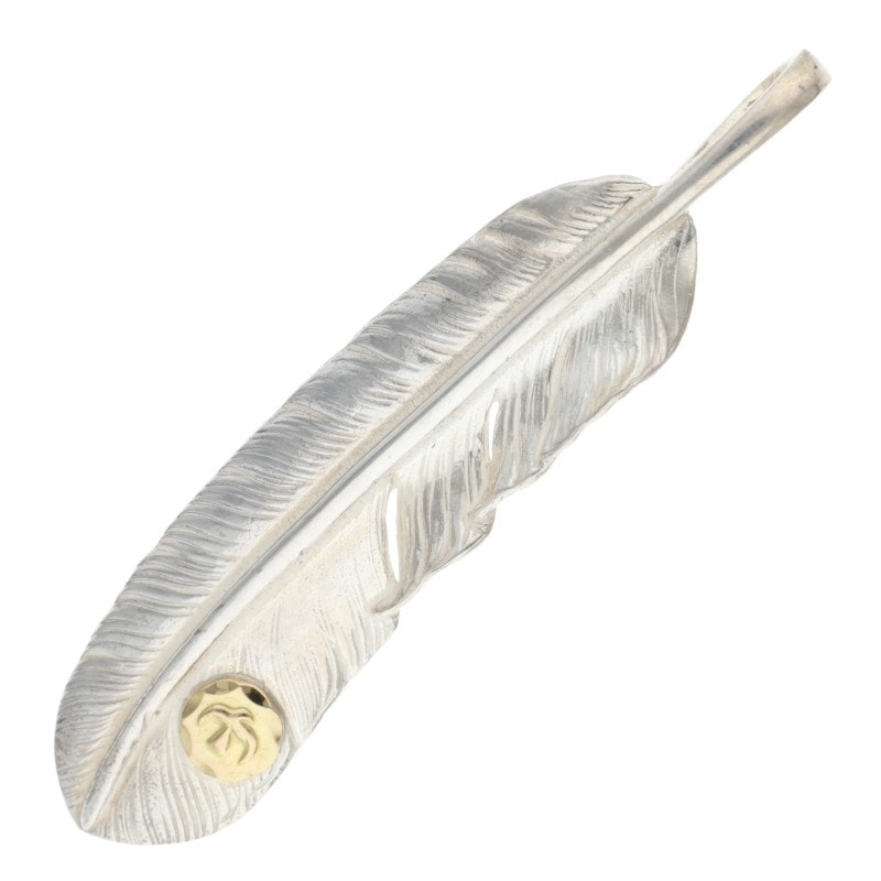 1/6新入荷セール23時まで】メタル付き特大フェザー 左向き 【取扱