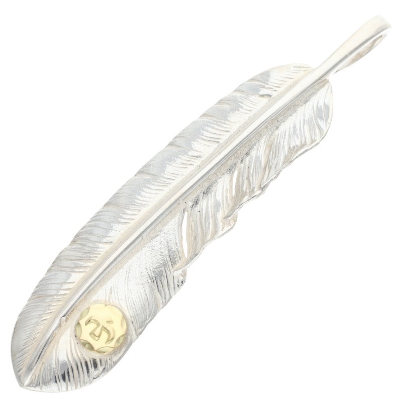 1/8新入荷セール23時まで】メタル付き特大フェザー 左向き 【取扱