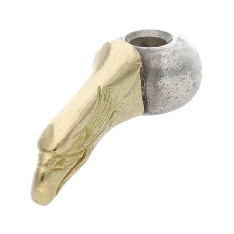 ゴローズ　シルバーイーグルヘッドビーズ　2個セット　美品 1/17新入荷セール23時まで】イーグルヘッドビーズ 【取扱：原宿