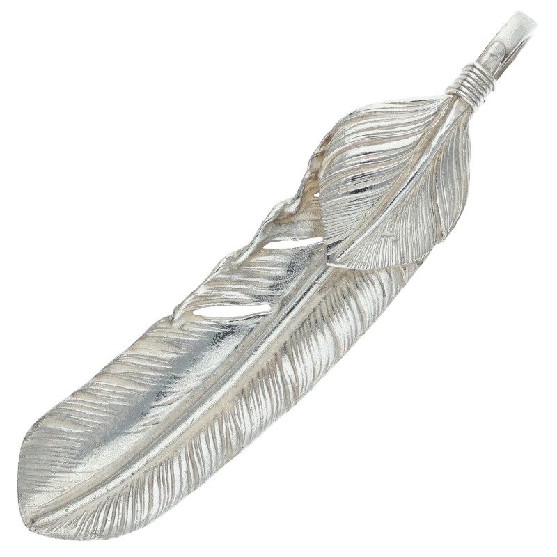 ゴローズ　上銀特大フェザー　右向き 上銀特大フェザー 右向き 【取扱：原宿シルバー店】 | すべての商品