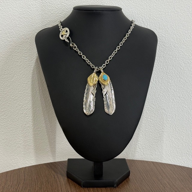 Ryo sさん専用 fantastic man シルバー925 x K18金ロウ プレートクロス メンズリング/k18ゴールド シルバー925