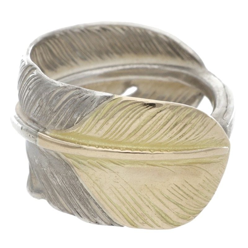 先金特大フェザーリング 〈16号〉※歪みあり【取扱：原宿シルバー店