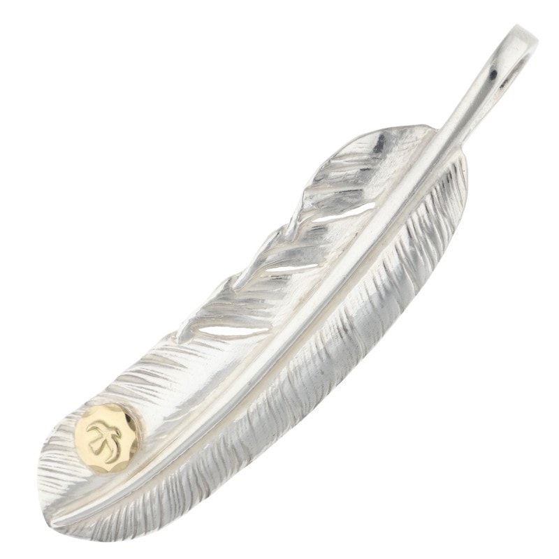 2/2新入荷セール23時まで】メタル付き特大フェザー 右向き 【取扱