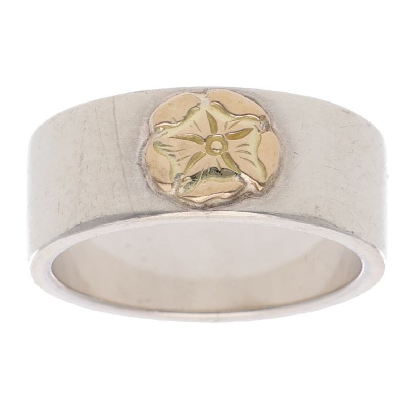 ローズ平打ちリング 〈17号〉 【取扱：原宿シルバー店】 | すべての