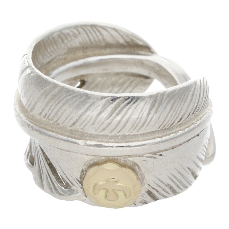 現行メタル付き特大フェザーリング 〈15号〉 【取扱：原宿シルバー店