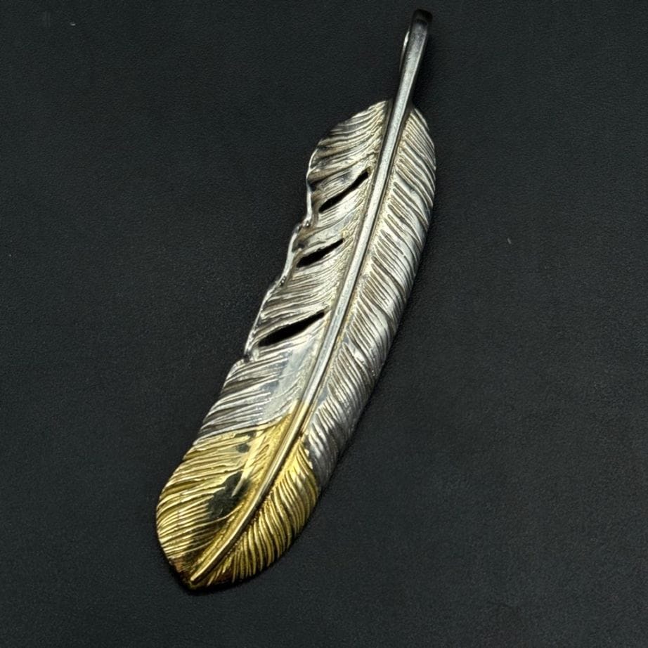 上金 特大 フェザー 右向き 美品 委託】先金特大フェザー右向き ※10.14g ”現金特価2,800,000円