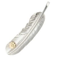 【中古】ローズ付きフェザー（右向き） 特大フェザー中古の一覧｜ゴローズ通販のRINKAN HARAJUKU SILVER ONLINE