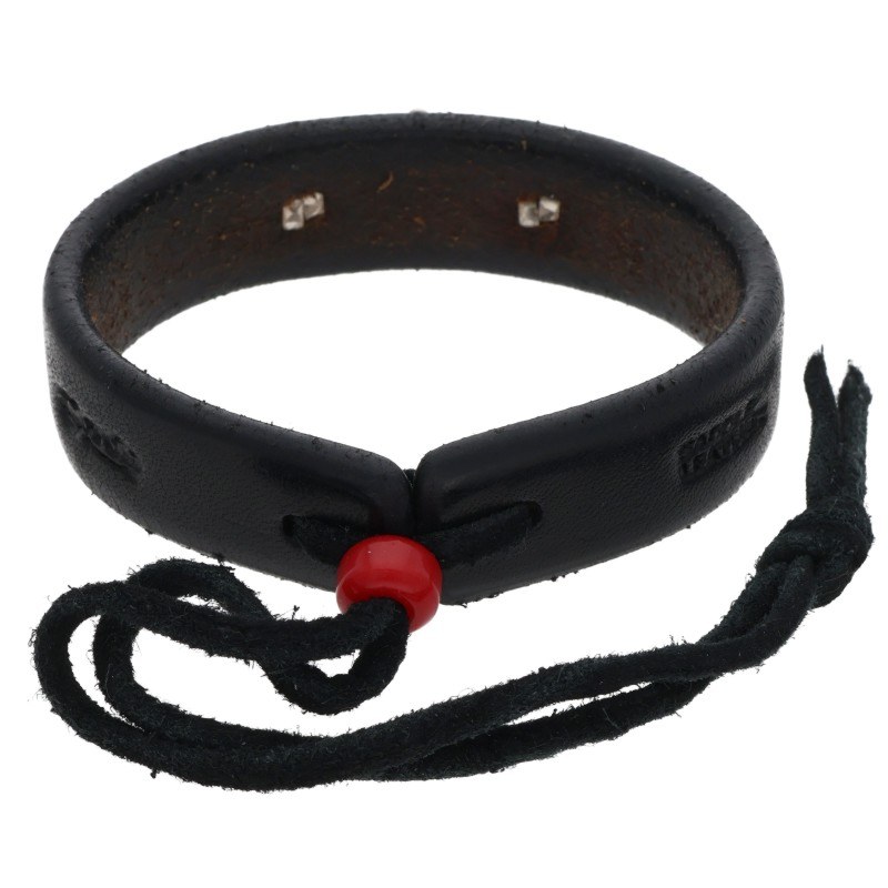 金メタルGC-24付きレザーブレス【取扱：原宿シルバー店】 | すべての