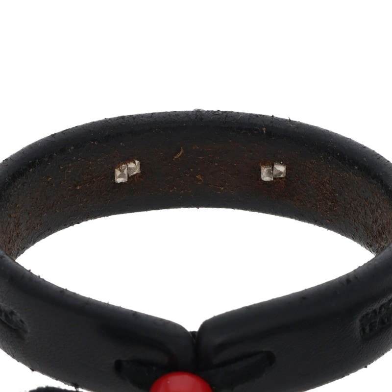 金メタルGC-24付きレザーブレス【取扱：原宿シルバー店】 | すべての