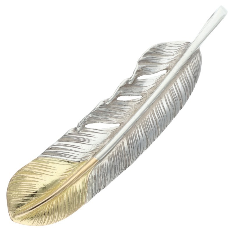 【中古】ローズ付きフェザー（右向き） 先金特大フェザー 右向き 9.03g 【取扱：名古屋大須店】 | すべての