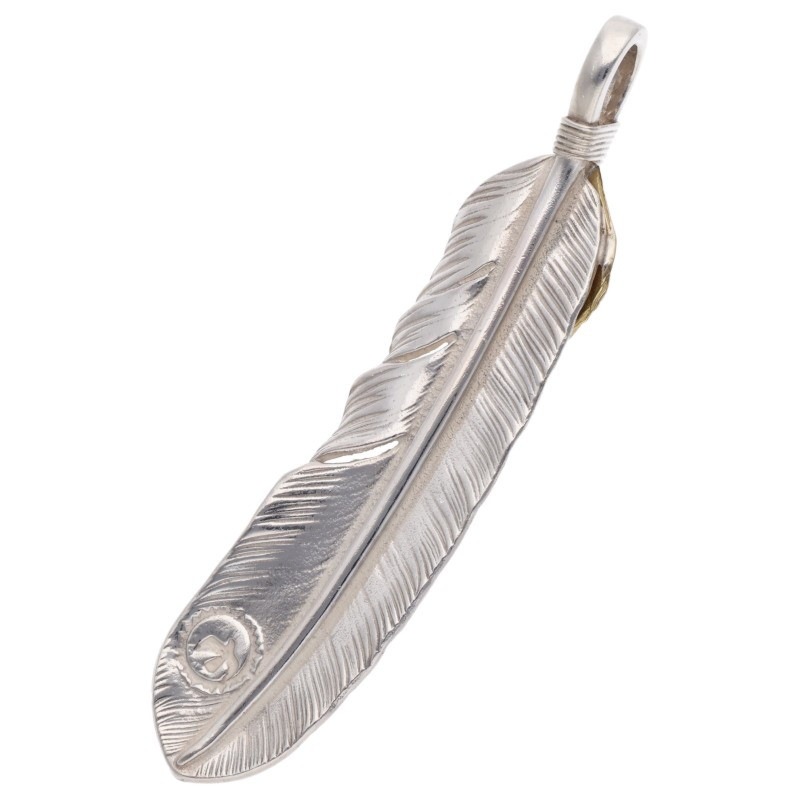 上金金縄ターコイズ特大フェザー 左向き 【取扱：渋谷店】 | すべての