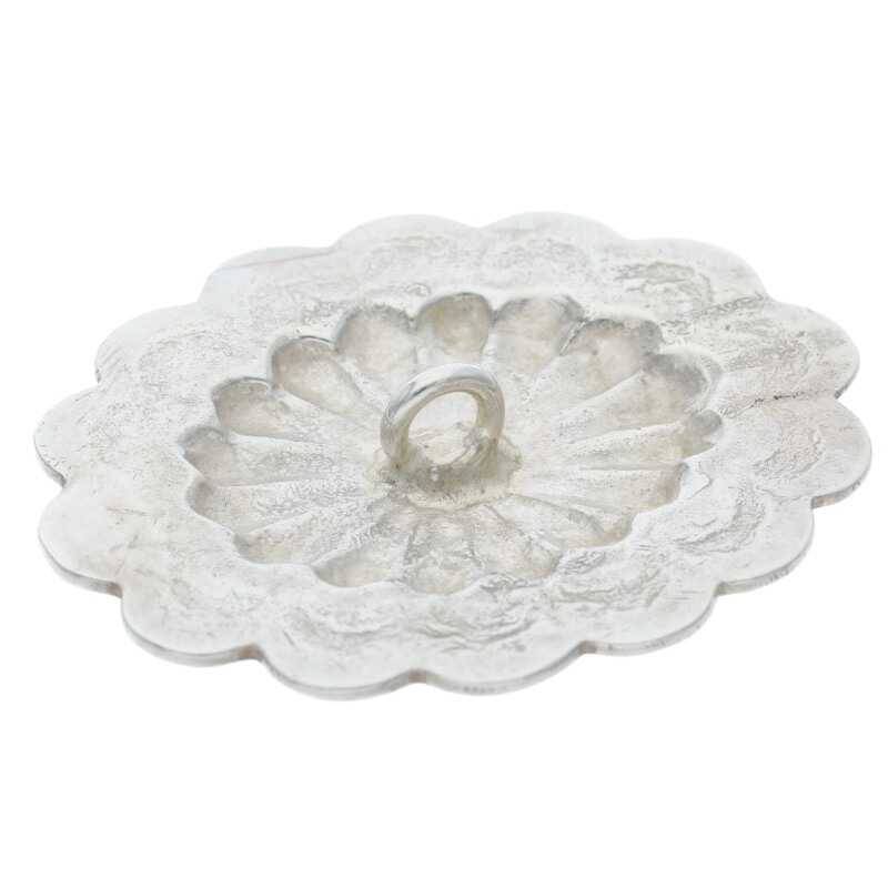 ♦︎@zeki　goro's 金メタル付きフラワーコンチョ　♦︎ GC-03/金メタル付きフラワーコンチョ 縦向き 【取扱：原宿シルバー店