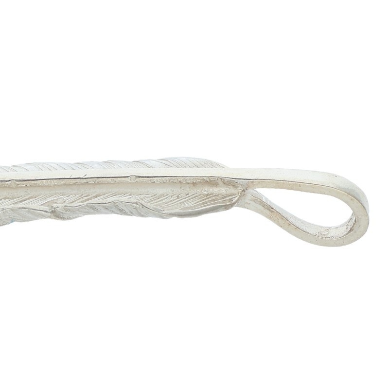 超美品】先金特大フェザー 左向き 8.90g 【取扱：原宿シルバー店