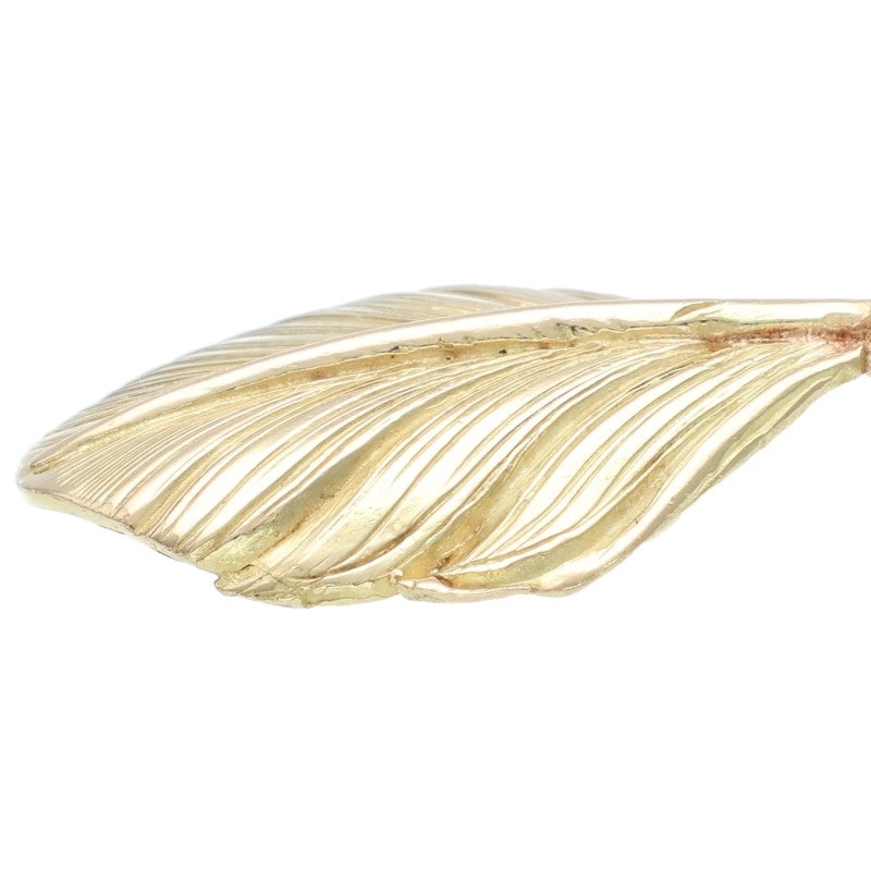 ファンタスティックマン　ナバホパール　18k全金フェザー　地金買取価格6.8万円 全金ハートフェザー 左向き 【取扱：原宿シルバー店】 | すべての商品