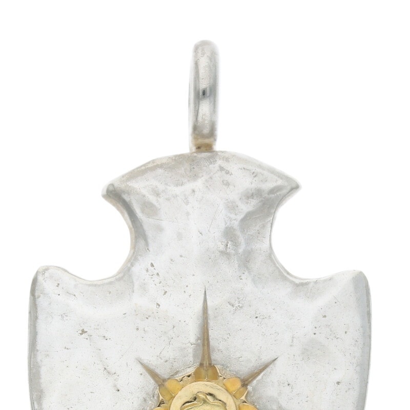 SALE】金メタル付き矢じり 大 【取扱：原宿シルバー店