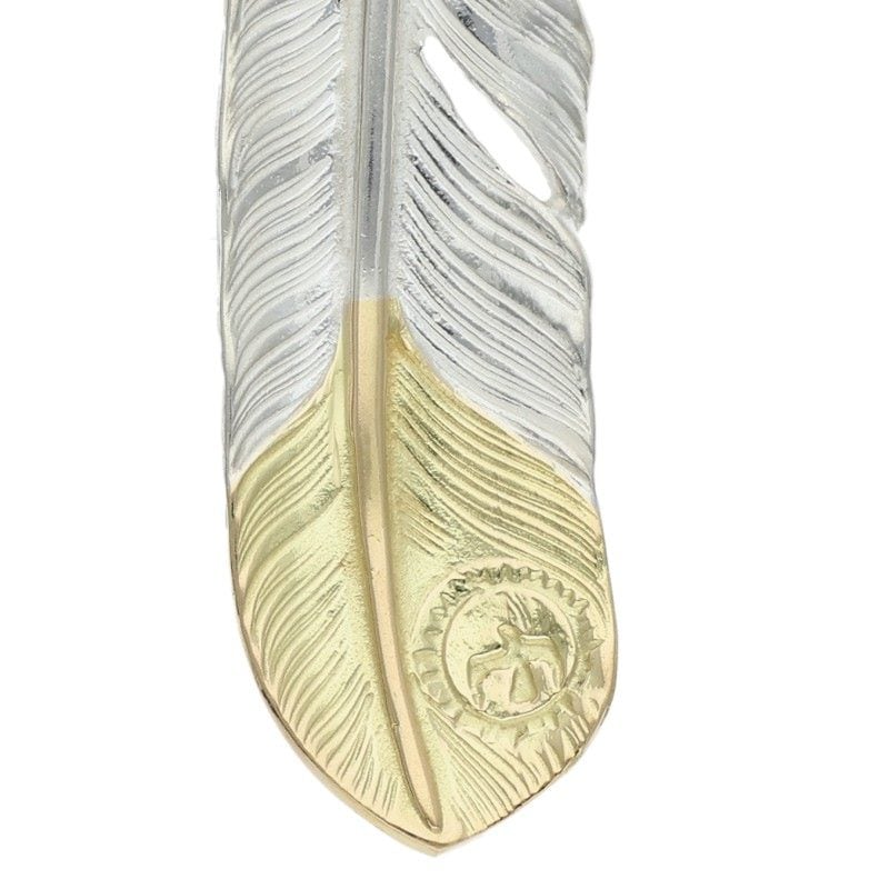超美品】先金特大フェザー 右向き 9.33g 【取扱：原宿シルバー