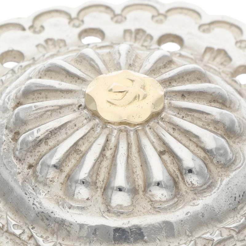 1/11新入荷セール23時まで】現行 GB-14/金メタル付きフラワーコンチョ