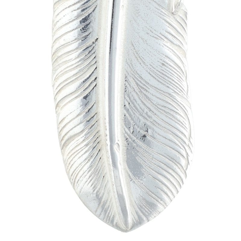 上金金縄ターコイズ特大フェザー 左向き 【取扱：原宿シルバー店