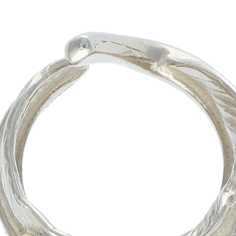 メタル付き特大フェザーリング 〈13号〉 【取扱：原宿シルバー店