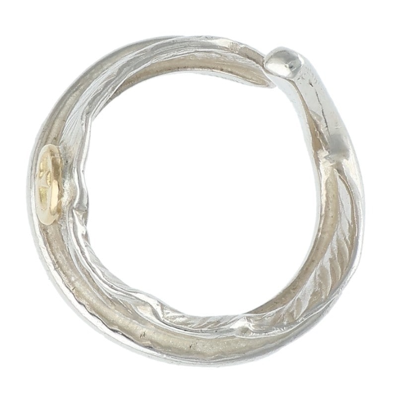 メタル付き特大フェザーリング 〈13号〉 【取扱：原宿シルバー店