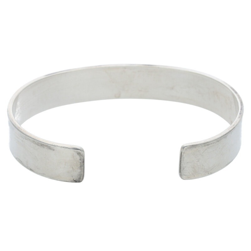 ローズ付き平打ちブレス L 【取扱：原宿シルバー店】 | すべての商品