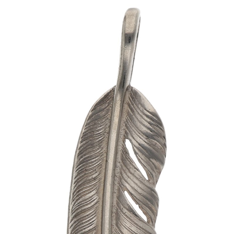 ル*リ様 先金フェザー　右向き　金焼け！雰囲気抜群（左右セット可） 先金特大フェザー 右向き 9.21g【取扱：原宿シルバー店